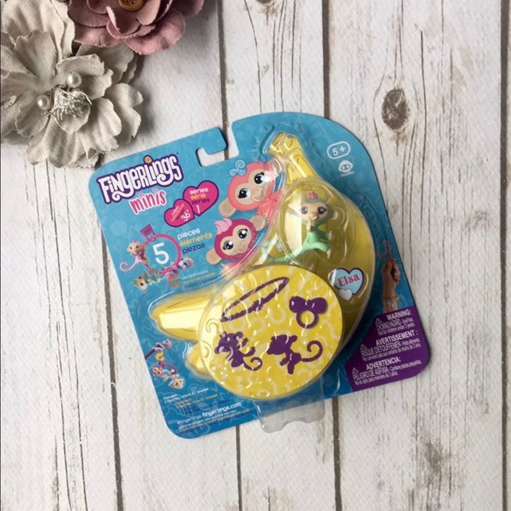 FINGERLINGS Minis WowWee Baby Elsa Monkey Toy New